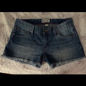 Roxy cut off denim shorts